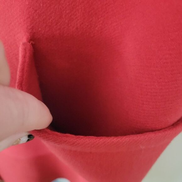 ❤️Vintage Adele Simpson ILGWU Red Coat - Picture 9 of 16